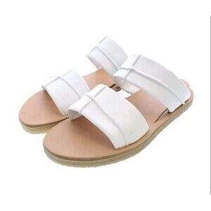 Brador Malibu Leather Sandals Womens Size 9-9.5 Made In Italy